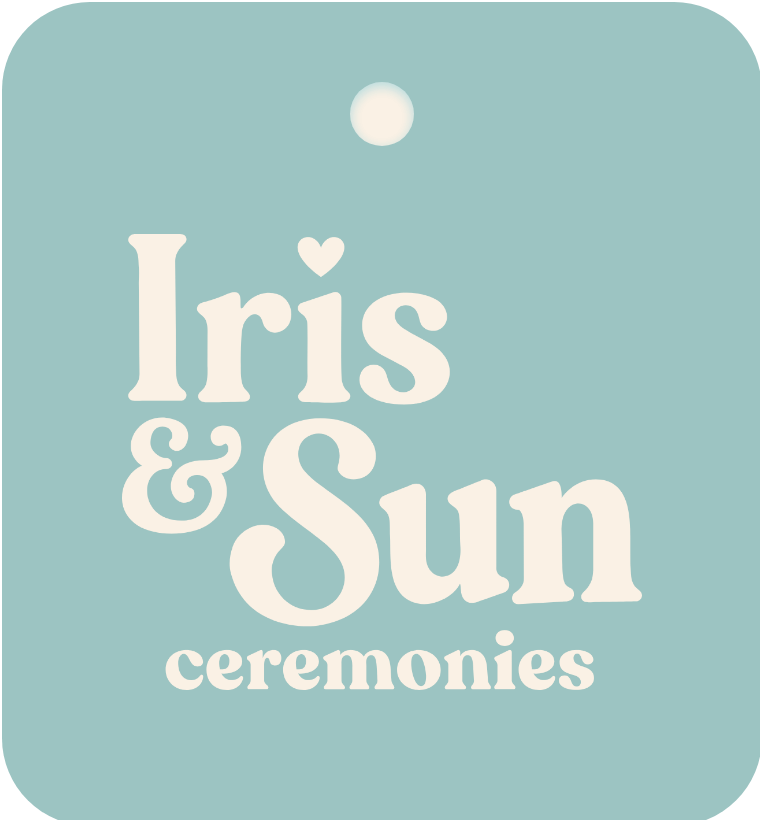 Iris & Sun Ceremonies gift tag