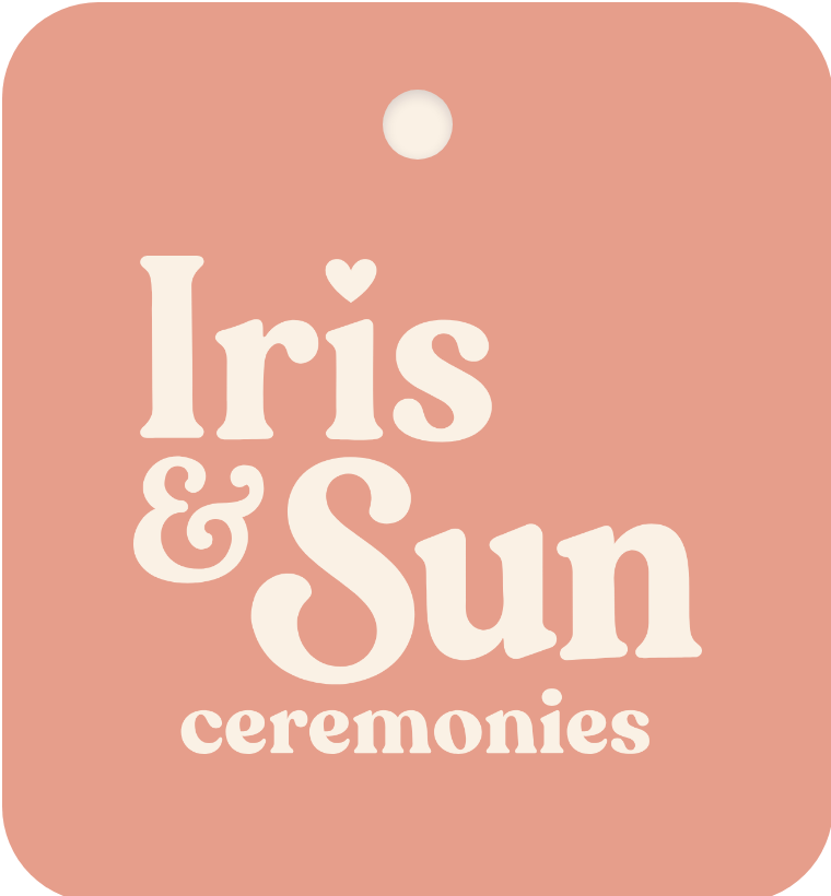 Iris & Sun Ceremonies gift tag